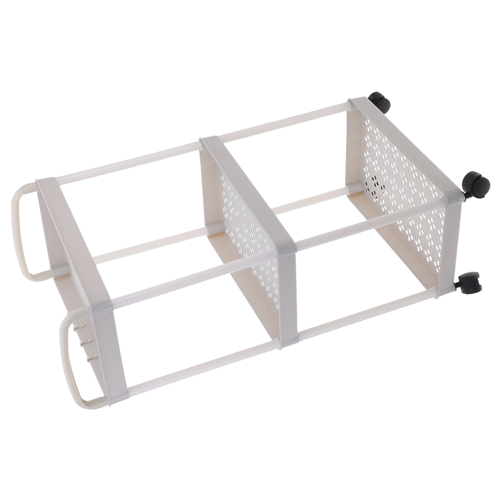 Baby Nursery Cart - 3段式プラスチック製ユーティリティカート、キッチン、バスルーム、寮、ベビーベッドルーム用のコンパクトな車輪付き収納オーガナイザー