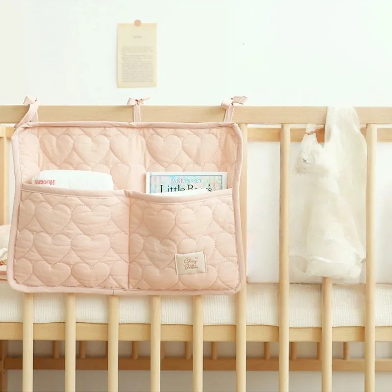Baby Nursery Cart - ベビーベッド吊り下げ収納バッグ ポータブル哺乳瓶おむつおもちゃポーチ ベビーカー保育園カートベビーカーバッグ 哺乳瓶おむつ収納バッグ