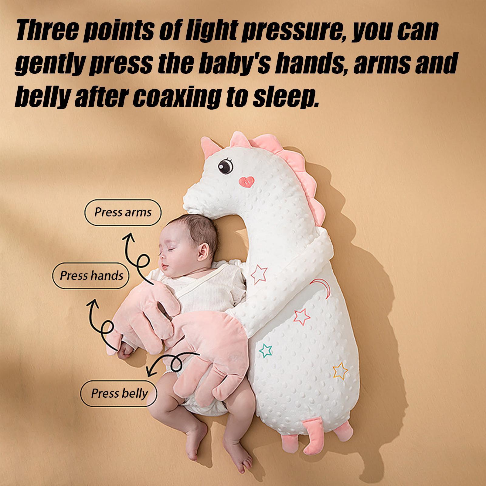 Baby Nursery Cushion - 自動で落ち着かせる電動ぬいぐるみ、リモコン付き、3段階の速度調整可能、寝室、室内、自宅、赤ちゃん向け