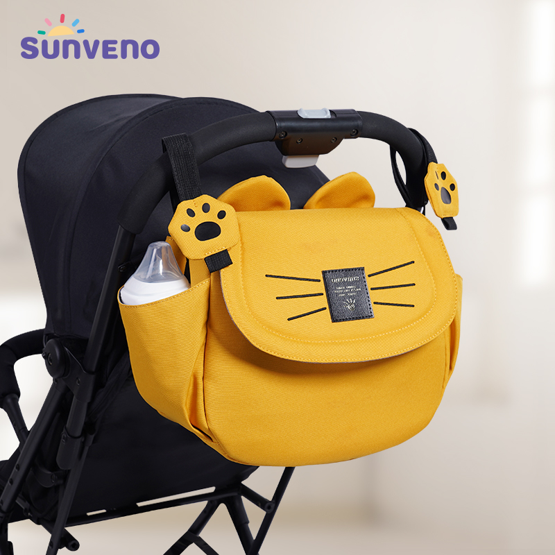 Sunveno 猫おむつバッグ大容量ママトラベルバッグマタニ - Diaper Caddy Organizer のレビューと価格