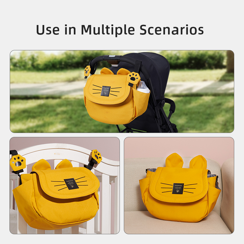 Sunveno 猫おむつバッグ大容量ママトラベルバッグマタニ - Diaper Caddy Organizer のレビューと価格