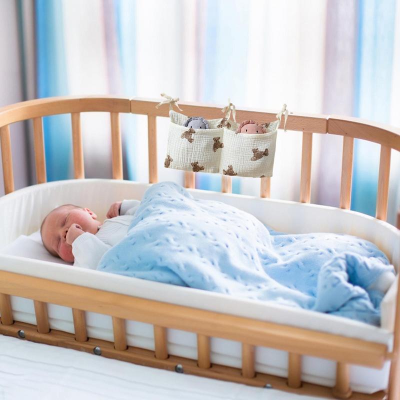 ベビーベッドオーガナイザー、キャディベッド、収納バッグ、2ポ - Diaper Caddy Organizer のレビューと価格