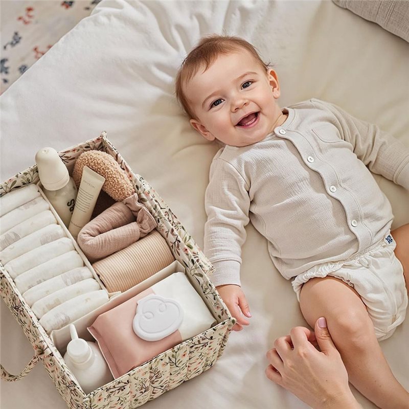 AINY-フローラルおむつ収納オーガナイザー、スタイリッシュ - Baby Nursery Must Haves のレビューと価格