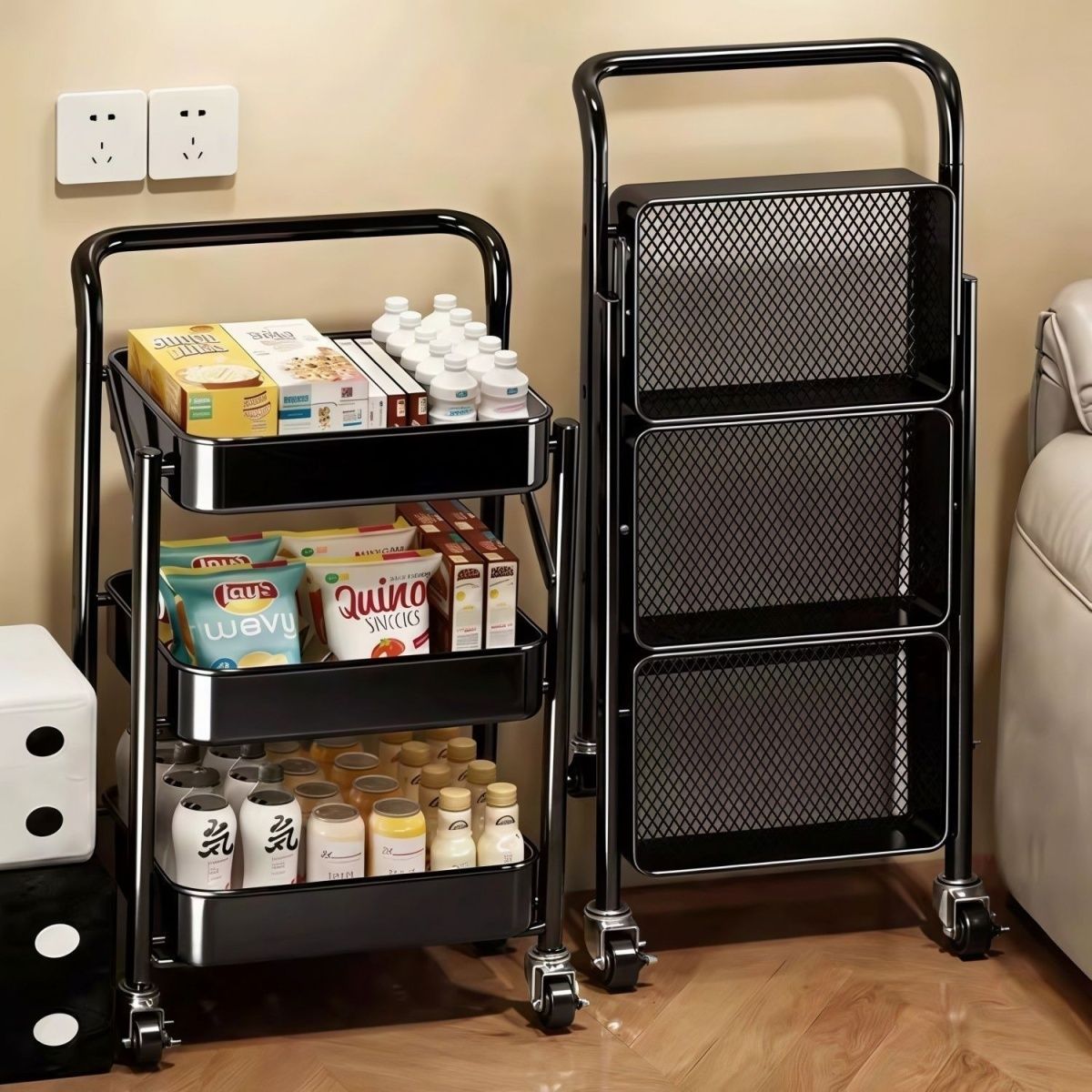 多用途ローリング収納カート ベビーおやつ収納 キッチン/バス - Baby Nursery Cart のレビューと価格