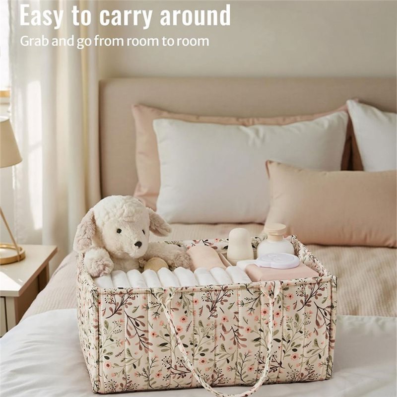 WOTT-スタイリッシュな花柄おむつ収納オーガナイザー、保育 - Baby Nursery Must Haves のレビューと価格