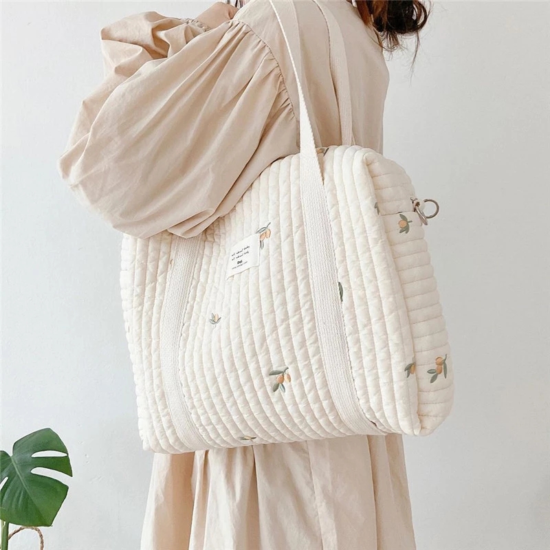 韓国スタイル新生児ケアおむつバッグミイラショルダーバッグ刺繍 - Diaper Caddy Organizer のレビューと価格