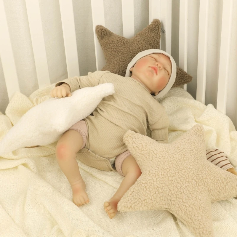 新生児用スター型ぬいぐるみ枕,単色,アクセサリー,暖かい,ポ - Baby Nursery Cushion のレビューと価格
