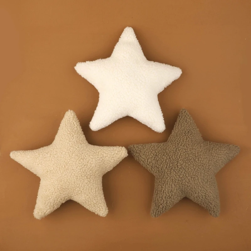 新生児用スター型ぬいぐるみ枕,単色,アクセサリー,暖かい,ポ - Baby Nursery Cushion のレビューと価格