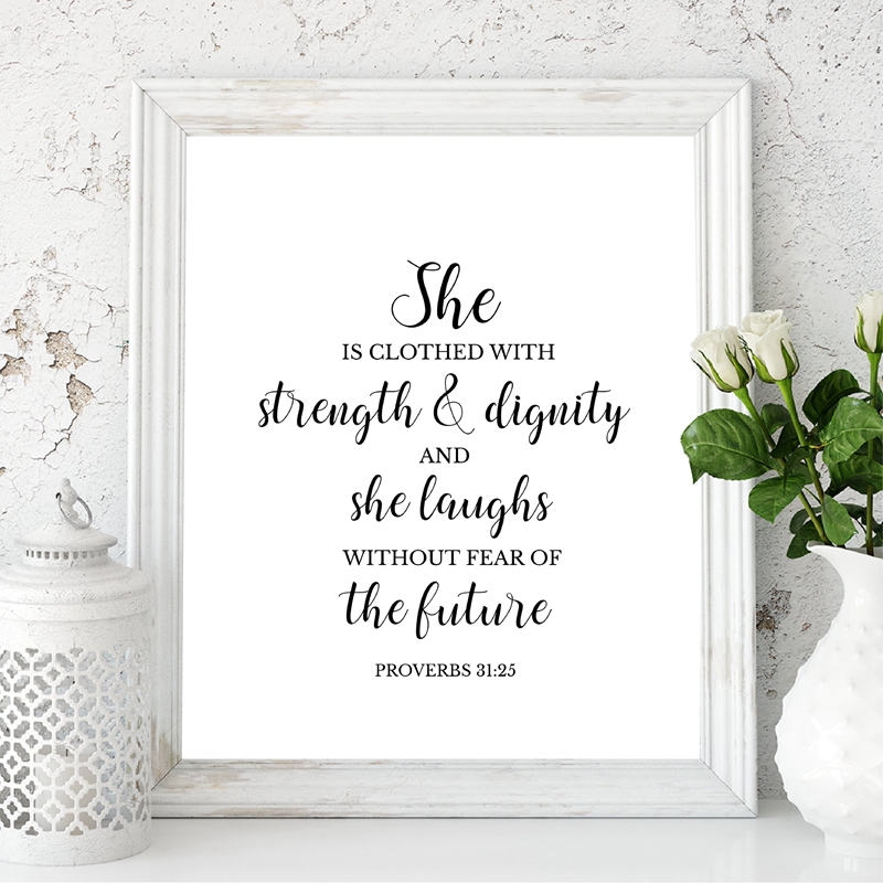 聖書の詩の引用クリスチャンの壁の芸術キャンバス絵画詩篇のポス - Baby Nursery Quotes Wall Art のレビューと価格