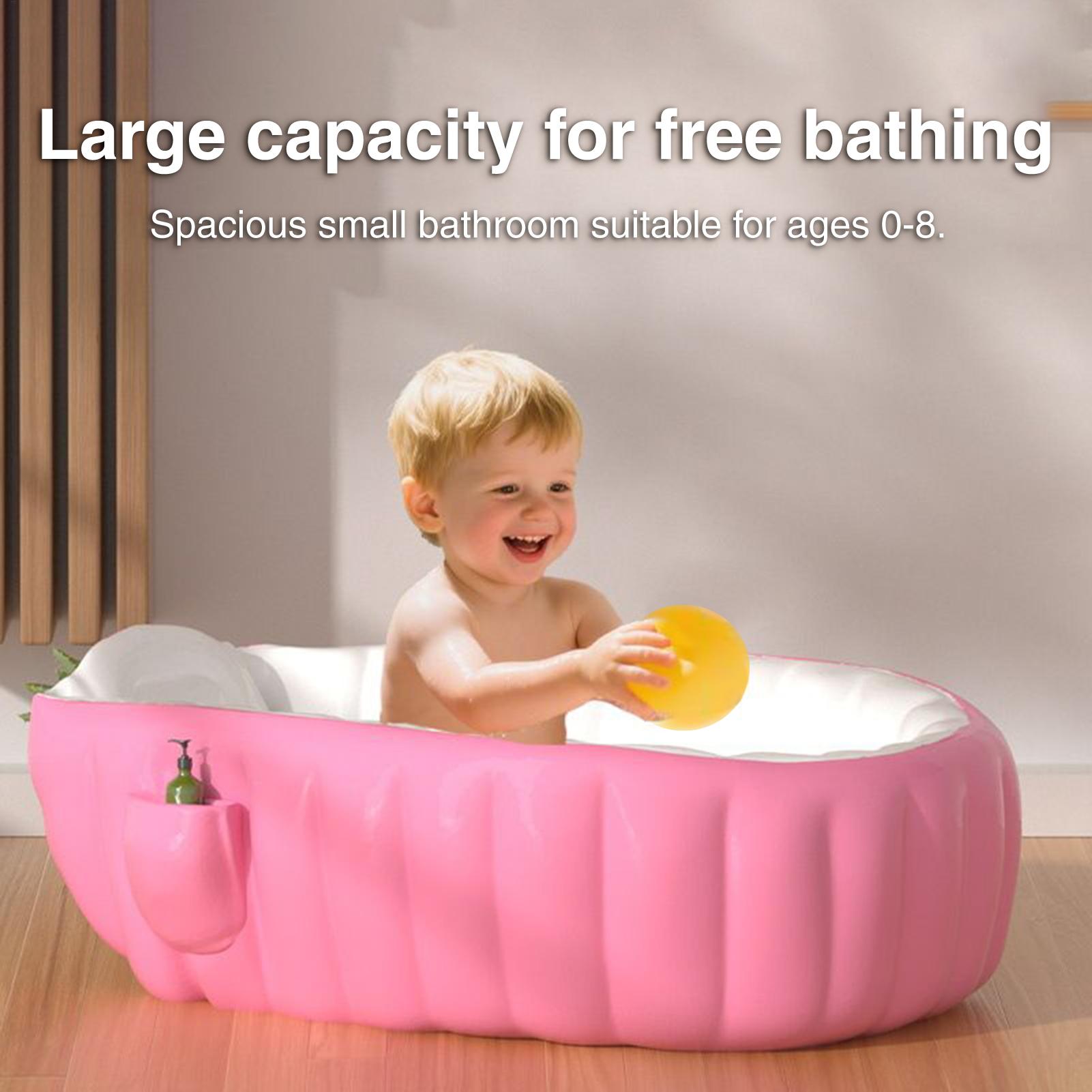 ベビー用空気注入式浴槽、足踏みポンプ付き折りたたみ式シャワー - Baby Nursery Must Haves のレビューと価格