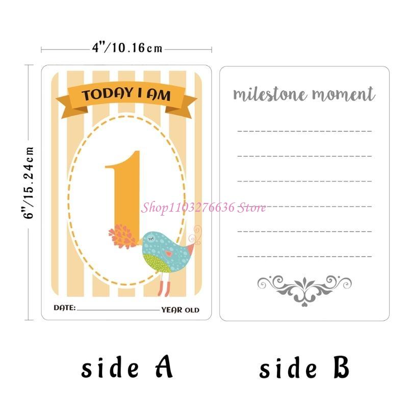 R6FDベビーカードマイルストーンモーメントギフトセットベビ - Milestone Card Set のレビューと価格
