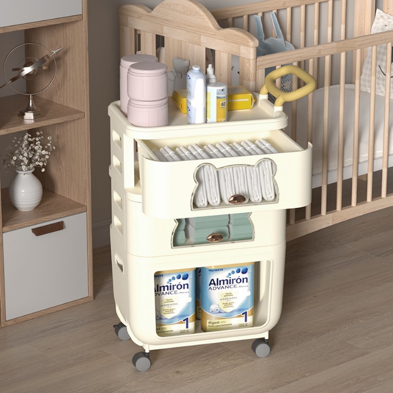 多目的リビングルーム収納オーガナイザー、ベビーおもちゃ収納ラ - Baby Nursery Cart のレビューと価格