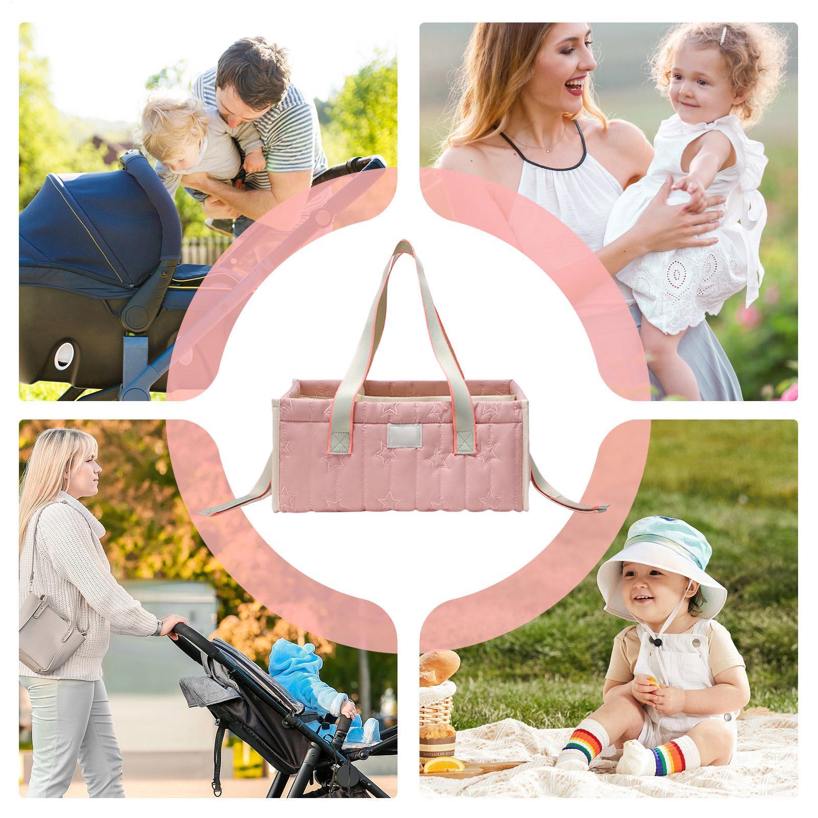 新生児用品用おむつバッグ 赤ちゃん用品 おむつスタック＆キャ - Diaper Caddy Organizer のレビューと価格