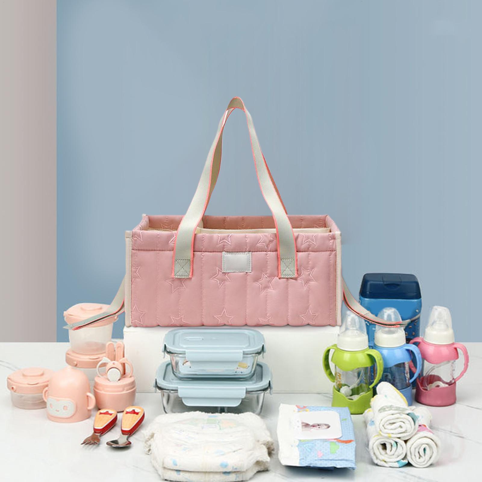 新生児用品用おむつバッグ 赤ちゃん用品 おむつスタック＆キャ - Diaper Caddy Organizer のレビューと価格
