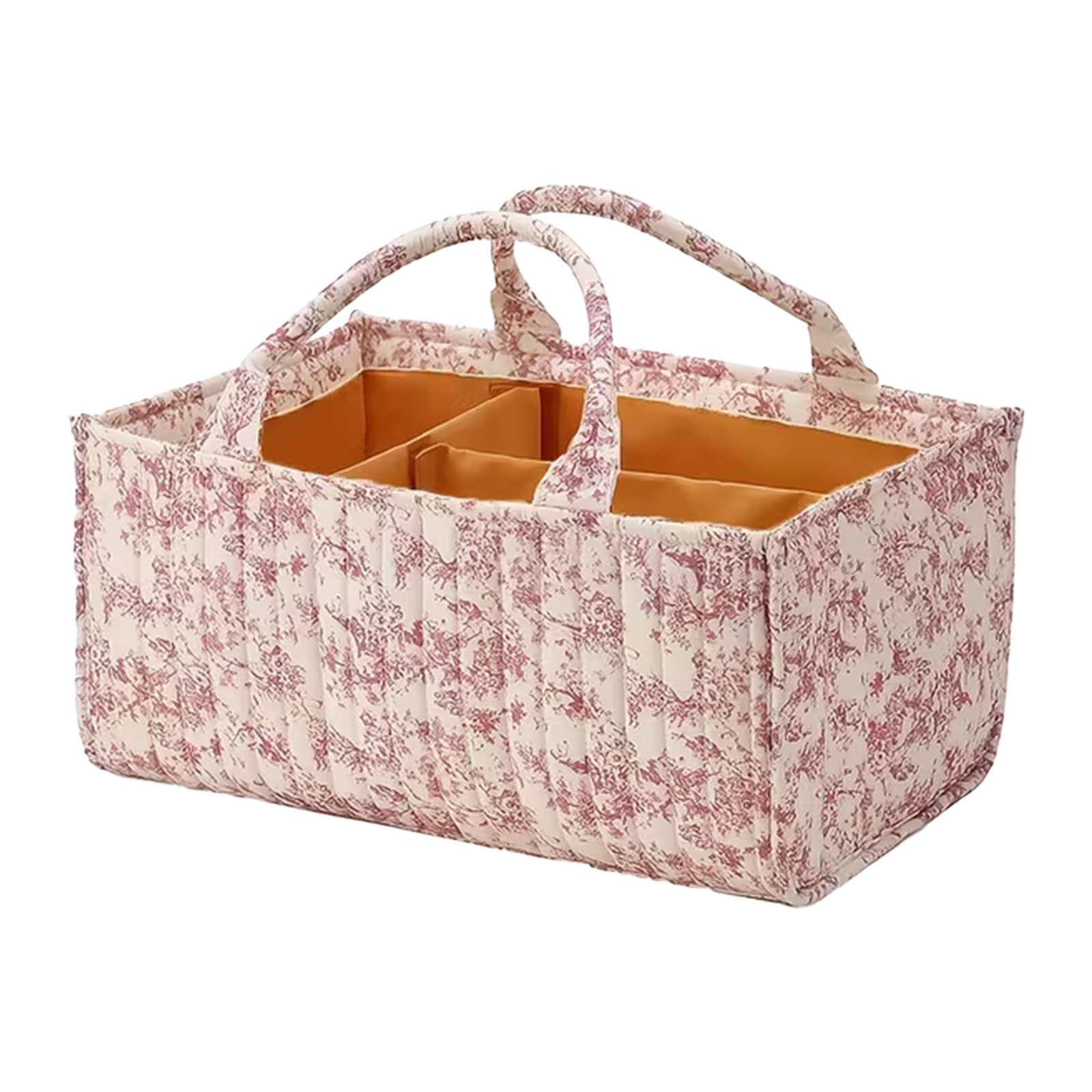 花柄の保育園用収納バスケット、取り外し可能な仕切り付き、ベビ - Baby Nursery Must Haves のレビューと価格