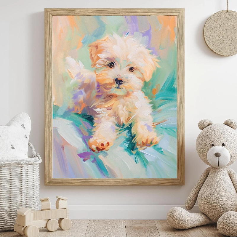 パステル動物キャンバスウォールアート気まぐれなウサギアヒル白 - Baby Nursery Animal Theme のレビューと価格