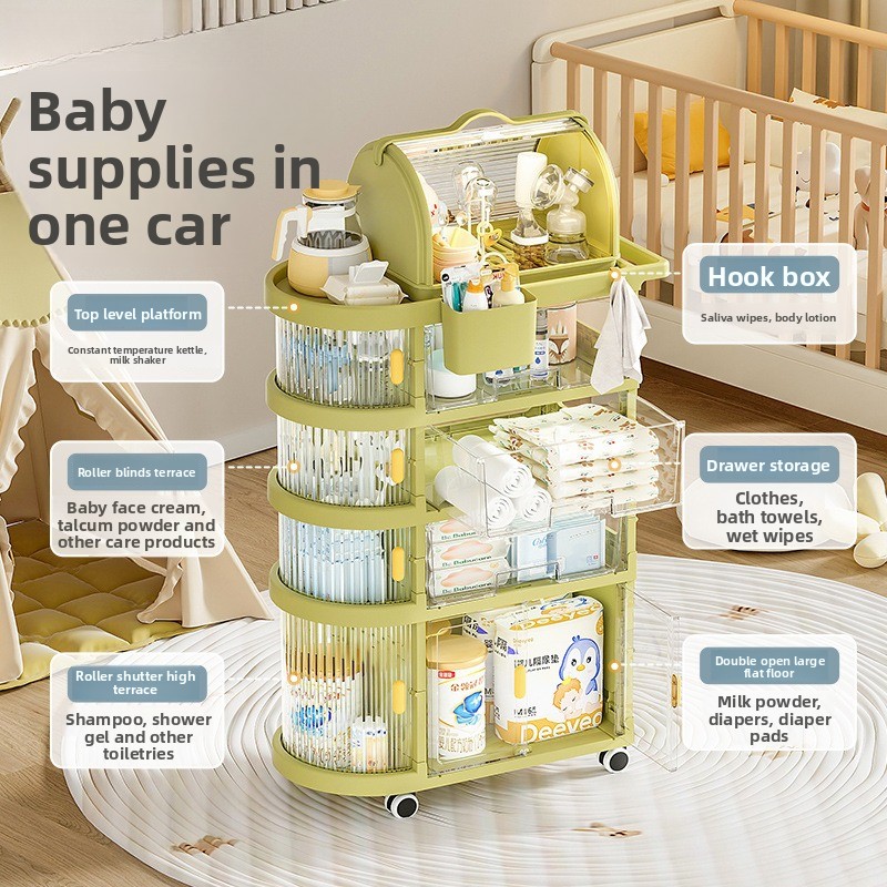 吊り下げ式フロアカートベビーオーガナイザー折りたたみ式収納ラ - Baby Nursery Cart のレビューと価格