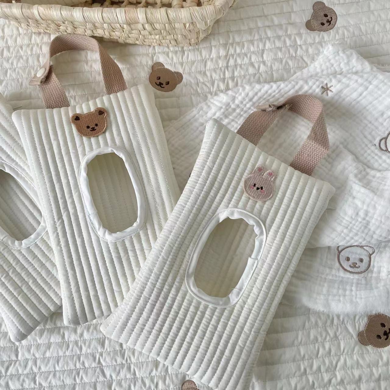 ポータブルベビーティッシュボックスウェットティッシュケースフ - Diaper Caddy Organizer のレビューと価格