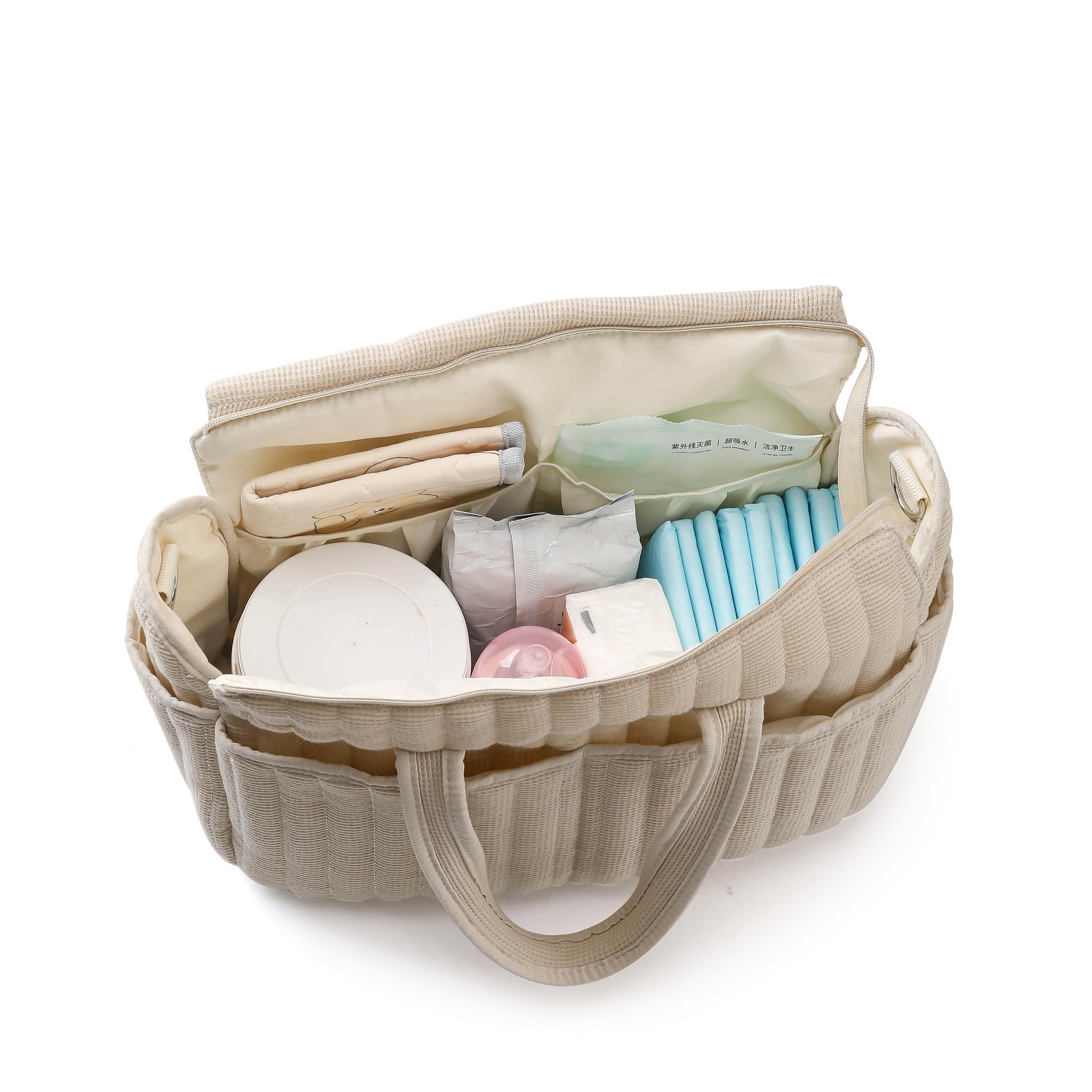 ファッションベビーおむつバッグ高級デザイナーハンドバッグ女性 - Diaper Caddy Organizer のレビューと価格