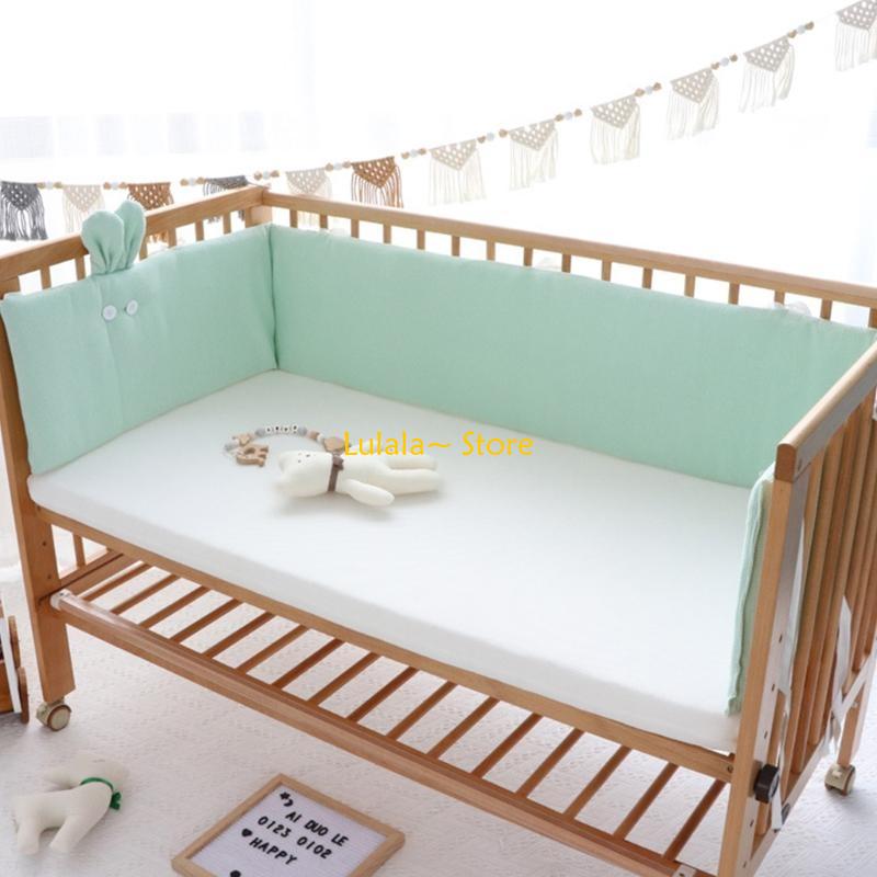 Y4QA 200 × 32 センチメートルベビーベッドバンパ - Baby Nursery Cushion のレビューと価格