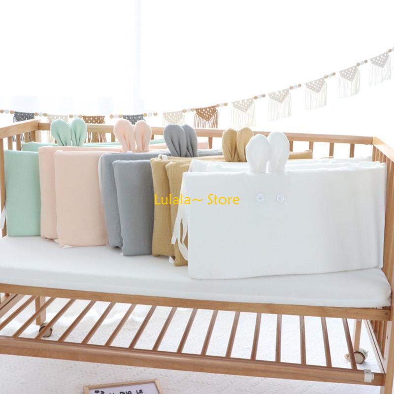 Y4QA 200 × 32 センチメートルベビーベッドバンパ - Baby Nursery Cushion のレビューと価格